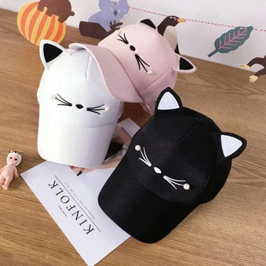 Summer Whiskers Cat Cap Hats KittyNook Cat Company